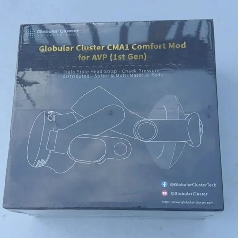Globular Cluster CMA1 Comfort Mod for Apple Vision Pro Halo Style Head Strap NEW